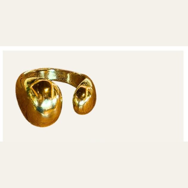 Anillo Roc abierto dorado